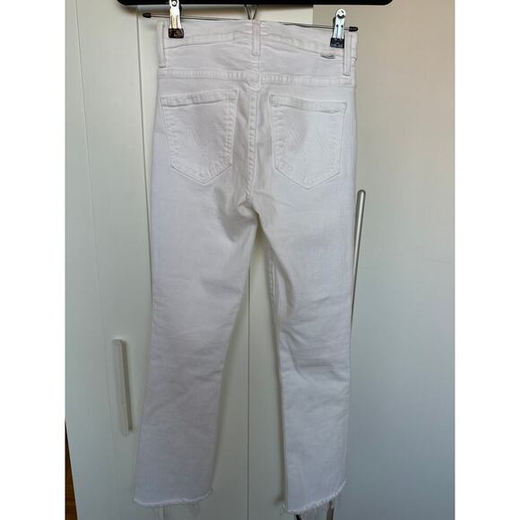 MOTHER Denim The Insider Crop Step Fray Fairest Of Them All, Size 24, Like New - Picture 7 of 10